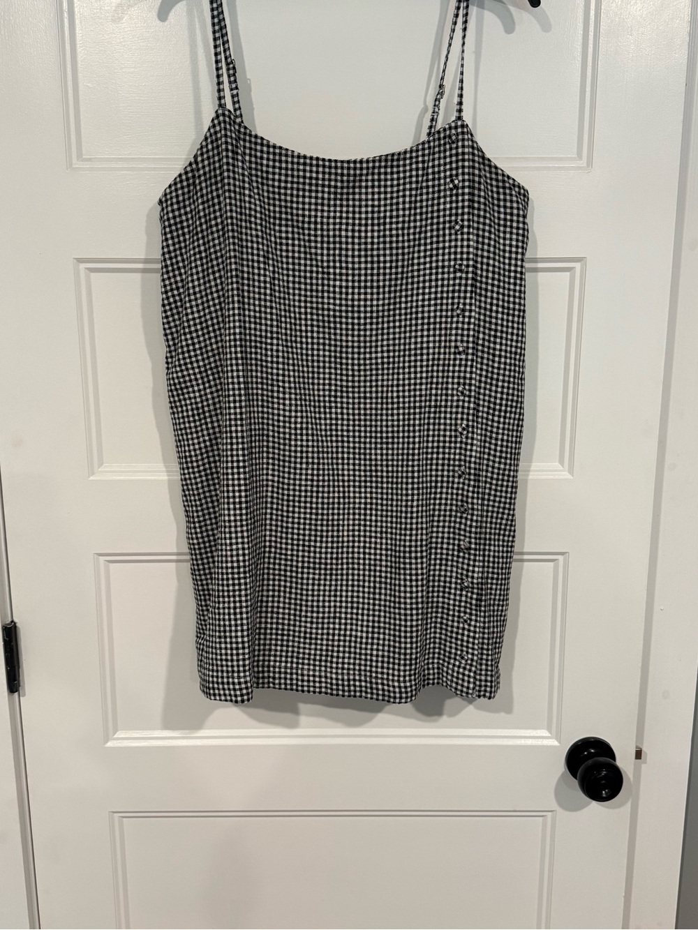 Abercrombie & Fitch Black and White Gingham Top